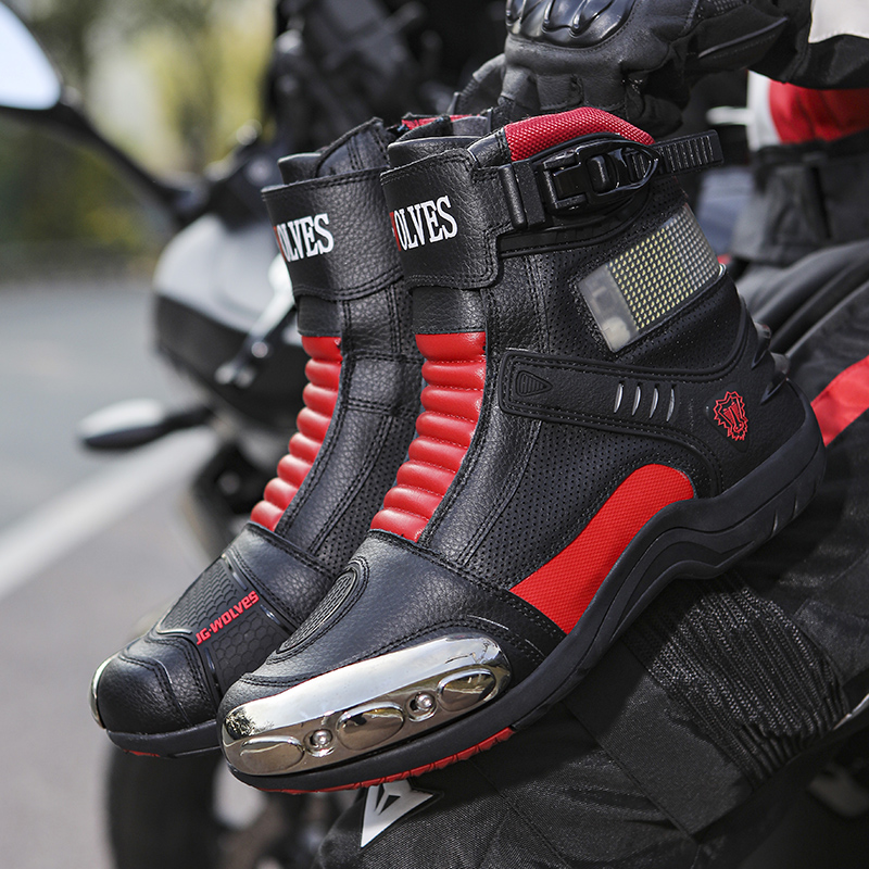 JG.WOLVES Chaussures de motard - Motorcycle Gear Boots avis et prix