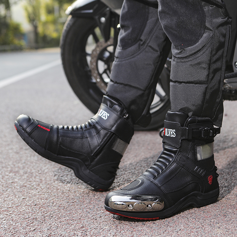 JG.WOLVES Chaussures de motard - Motorcycle Gear Boots avis et prix